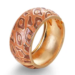 New Bohemia Dripping Oil Alloy Bracelet Multicolor Wide Exaggerate Bangle Fashion Jewellery