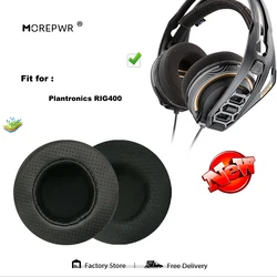 Replacement Ear Pads for Plantronics RIG 400 505 515 Headset Parts Leather Cushion Velvet Earmuff Earphone Sleeve Cover