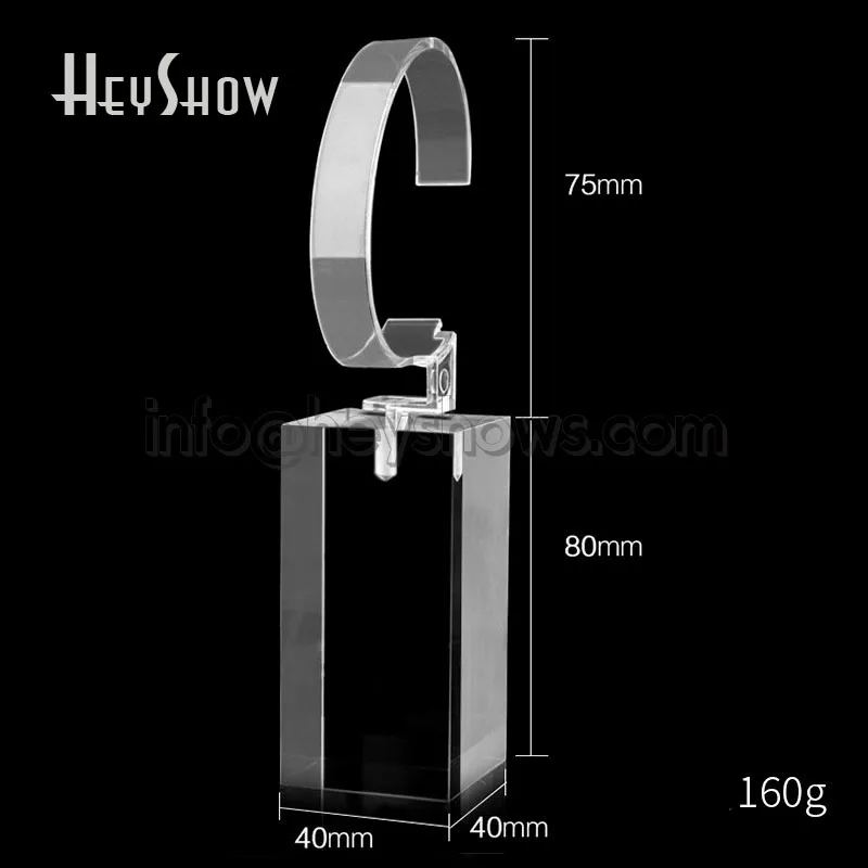 Transparent Watch Display Stand Acrylic Iwatch Holder Clear Apple Watch Show Base With Or Without Apple Logo