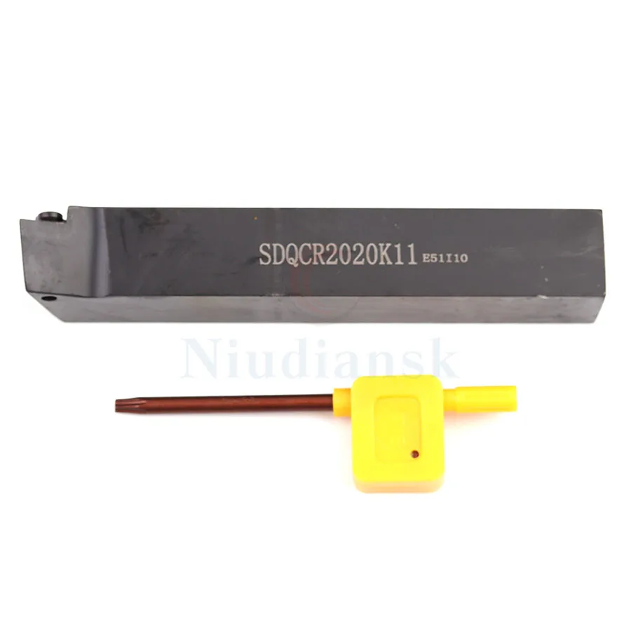 1 قطعة عالية الجودة SDQCR1010H07 1212H07 1212H11 1616H11 2020K11 2525M11 SDQCL فهرسة 107.5 درجة الخارجية تحول أدوات حامل