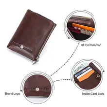 Genuine Leather Mini Wallet for Men #6