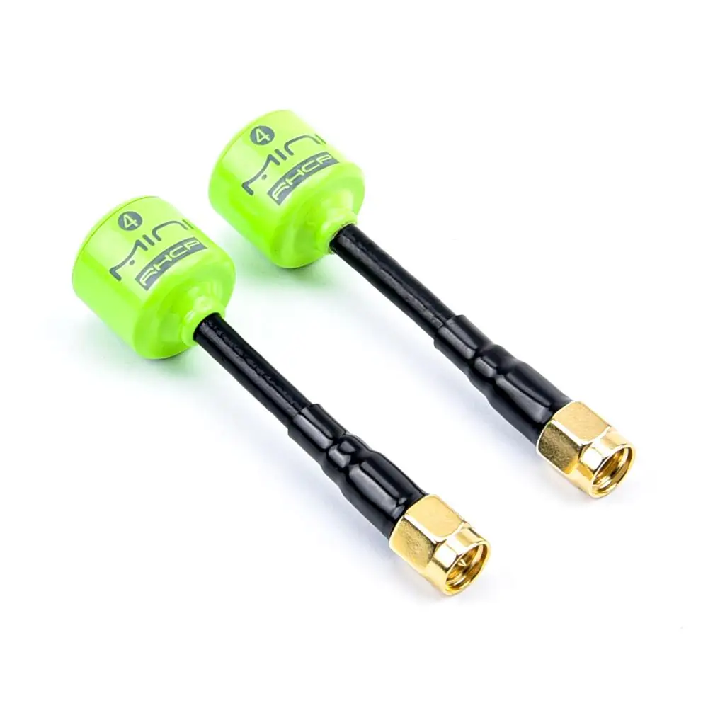 Antena Lollipop 4 RHCP de alta ganancia, transmisor/receptor de 2.8Dbi de 5,8G, antena SMA/RP-SMA/MMCX/UFL para pieza de Dron FPV RC