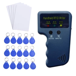 Handheld 125KHz RFID Copier Writer Duplicator Pro Programmer Reader Rewritable ID Keyfobs Tags Card for Apartment