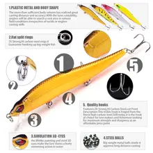 Fishing Jerkbait Minnow 100mm 10g #3