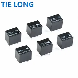 2Pcs 5V 12V 24V 20A DC Power Relay SRA-05VDC-CL SRA-12VDC-CL SRA-24VDC-CL 5Pin PCB Type In stock Black Automobile relay