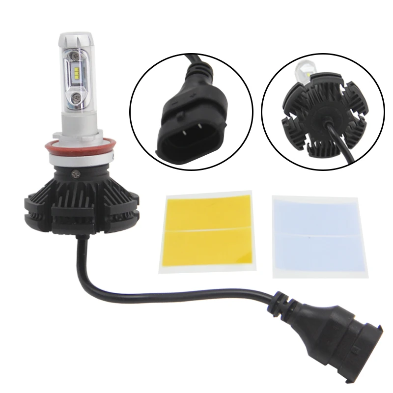 Bedehon-luz LED para coche X3 H1Led H4 H7, faro delantero 50W 6000LM 6000K IP67 9003 9005 HB3 9006 HB4 HB2 H11, luces LED para vehículos