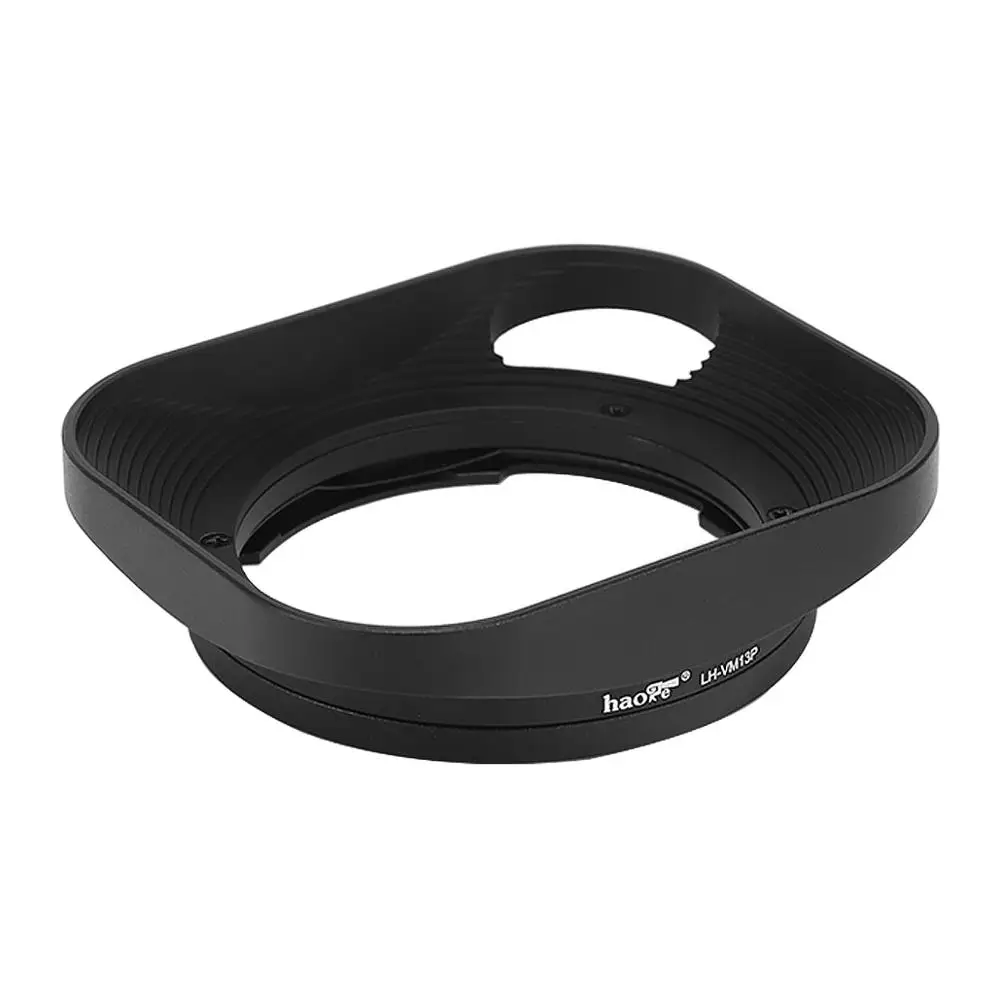 Haoge LH-VM13P Bayonet Metal Square Lens Hood for Voigtlander as LH-12 Hollow Out