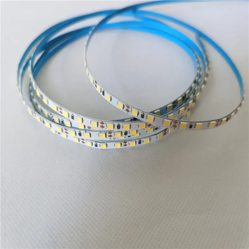 5m 12V 2835 Ultra-fine LED Strip 4mm 5mm Slim Strip  Sandpan RV Retrofit soft Light Bar 120leds/M LED Strip 4000k Red Green Blue