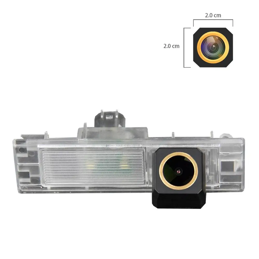 HD 1280x720p Golden Camera Rear View Reversing Backup Camera for BMW Mini Clubman R55 F54 2016-2019 / BMW X2 F39 2018-2020