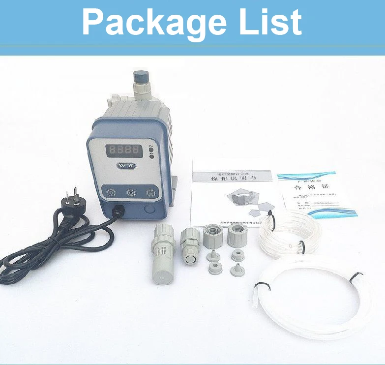 Electromagnetic Diaphragm Metering Pump Dosing Pump Dosing equipment with Acid Alkali Corrosion-resistant Adjustable Flow Pumps