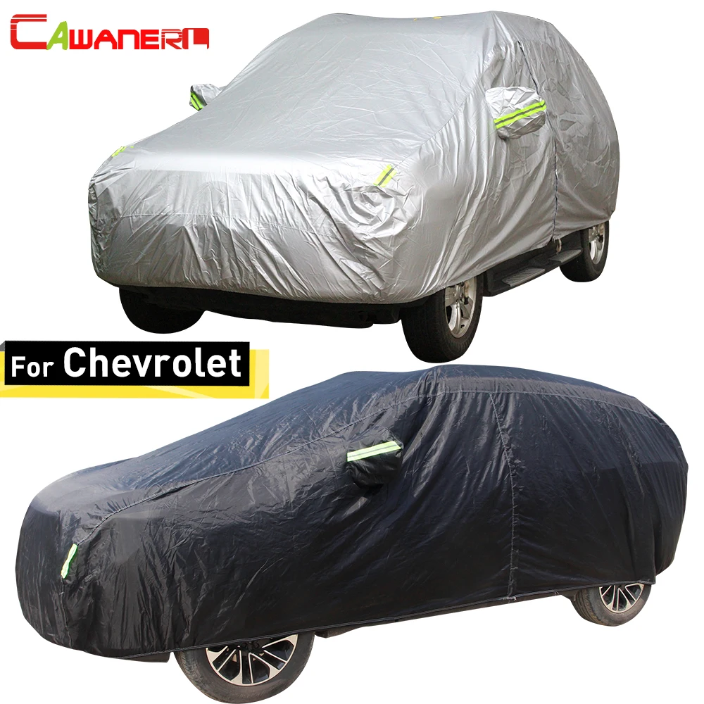 

Cawanerl For Chevrolet Spark Aveo Cruze Malibu Epica Captiva Impala Tahoe Car Cover Sun Rain Snow Resistant Cover Waterproof