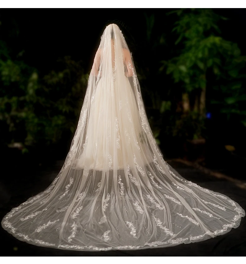 

Fashion Women Veil Wholesale + Pear Bridal Veil For Wedding Dress Veil