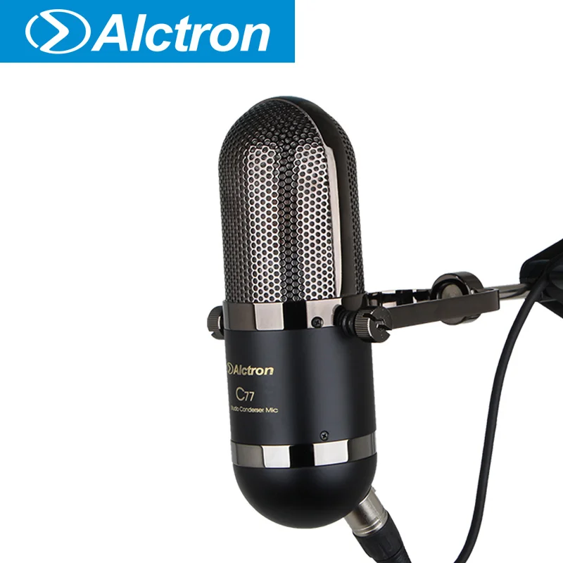 Alctron C77 studio condenser microphone, instrument microphone used in percussion, piano, string and such kinds of instruments