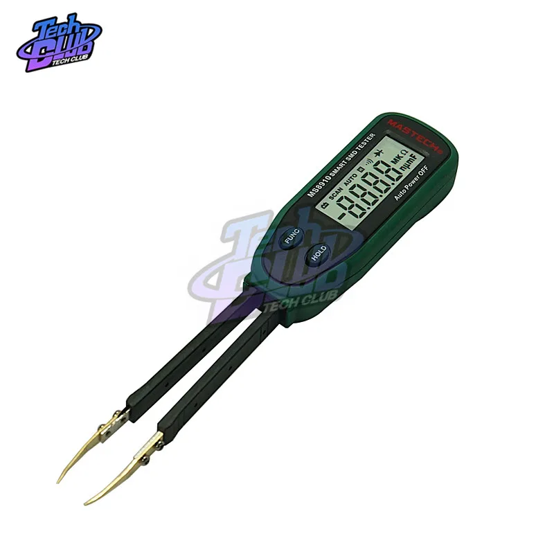 LCD Display Smart SMD Tester MS8910 Digital Multimeter 3000 counts RC Resistance Capacitance Diode Meter Tester Auto Scan