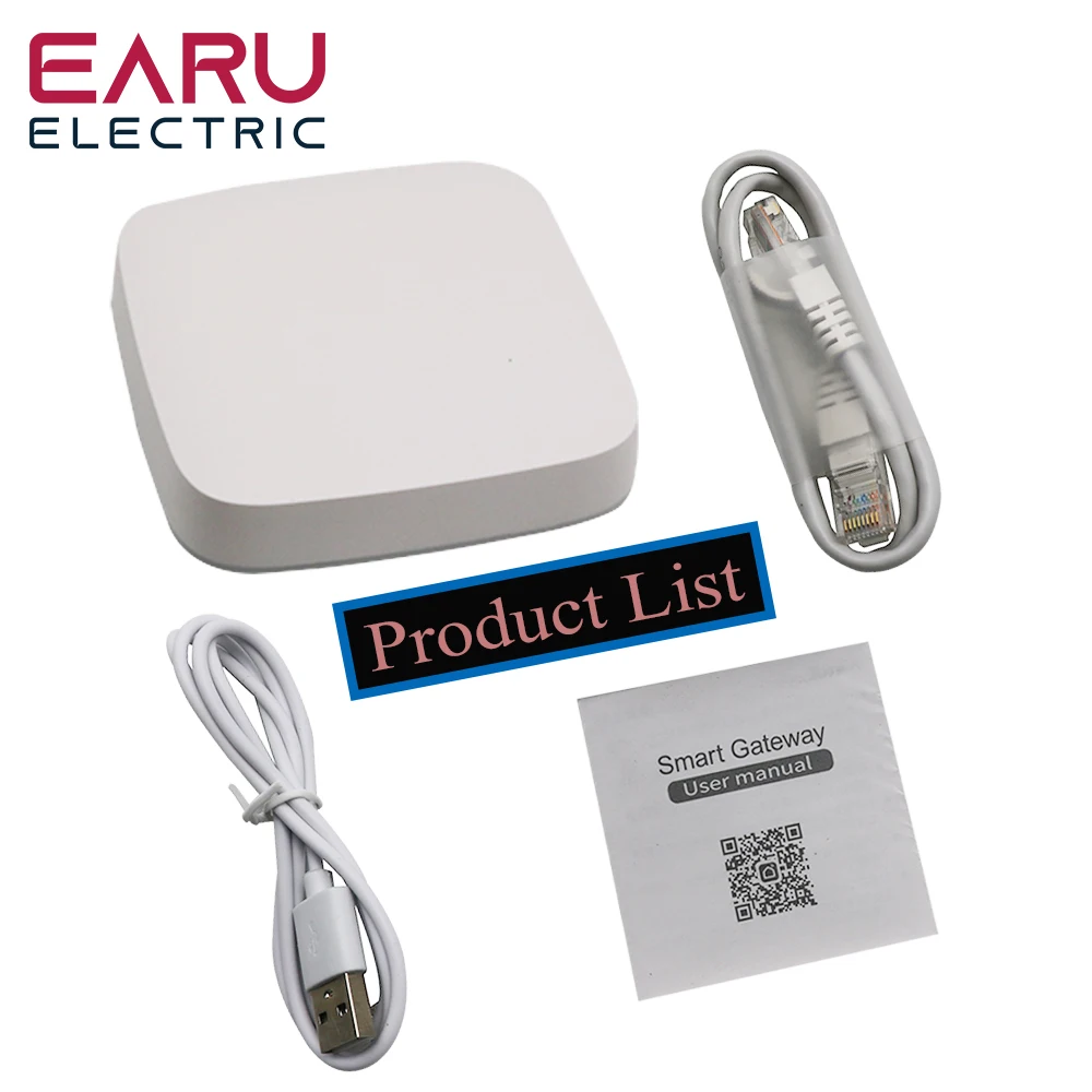 Tuya Wired Zigbee Bridge Smart Home Zigbee Gateway Hub Remote Control Zigbee Devices Smart Life APP Works with Alexa Google Home