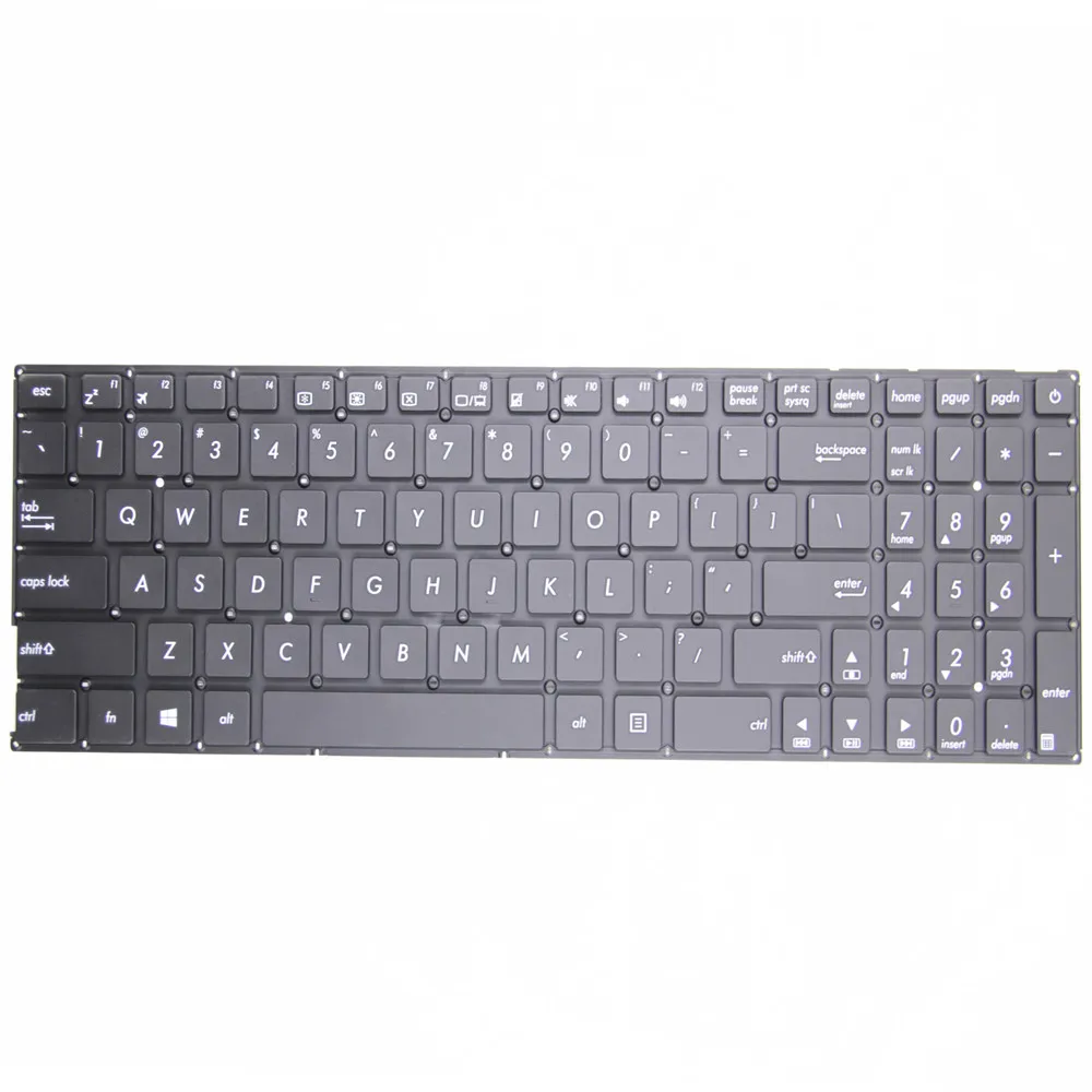 Teclado Original para ordenador portátil ASUS UX510, U5000U, V510U, U5000UQ, UV510, UV510X, en inglés y negro, sin retroiluminación