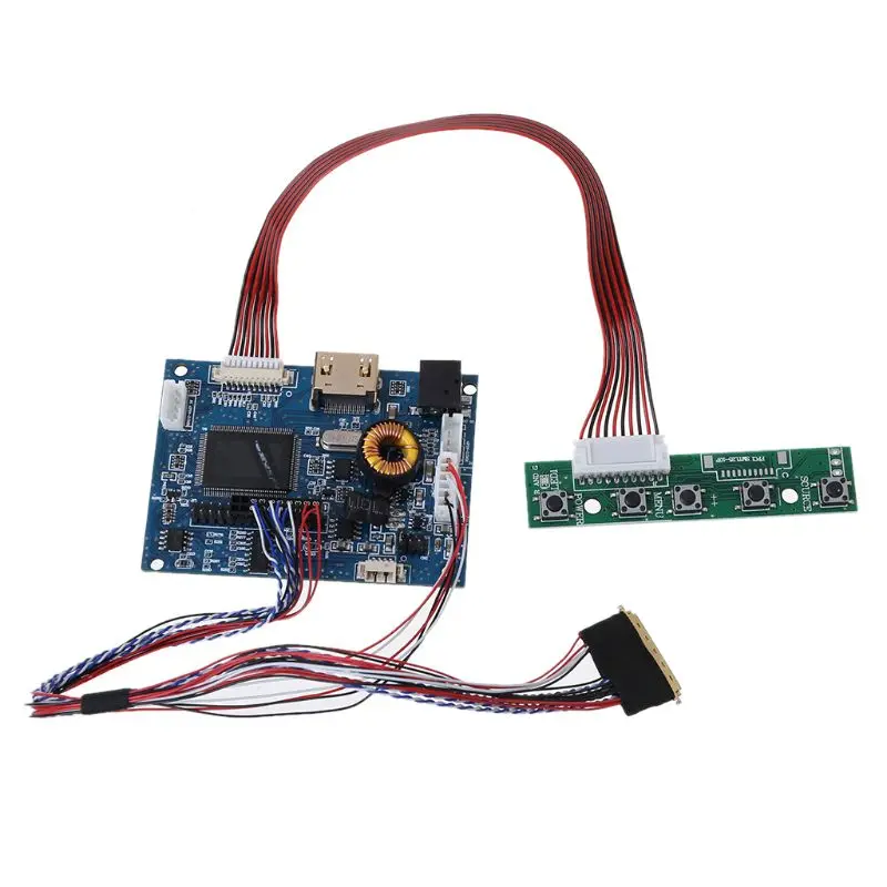 2021 Nieuwe 1Set Hdmi Lvds Controller Board 40Pin Kabel Kit Voor Raspberry Pi 3 7-42 "Scherm
