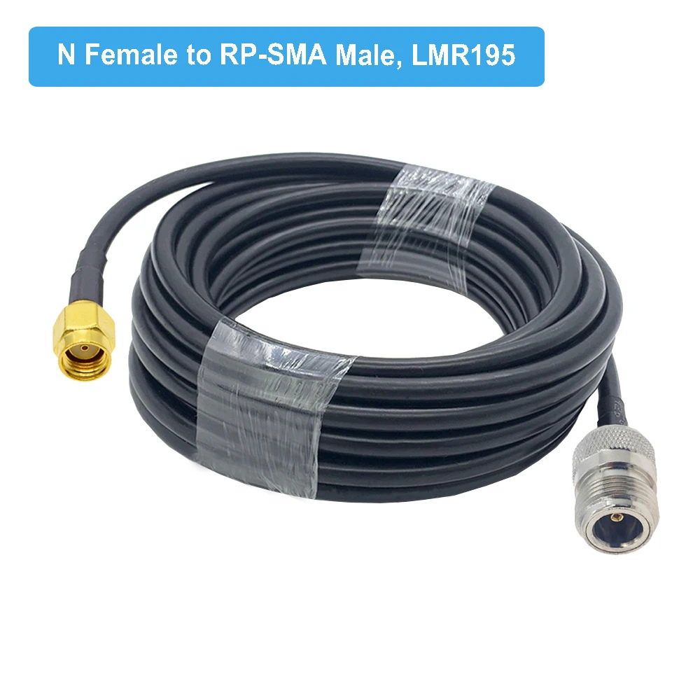 N Type Female Jack Naar Rp Sma Male Pigtail LMR195 Rf Verlengkabel Voor 4G Lte Draadloze Router Gateway cellulaire ADS-B Radio