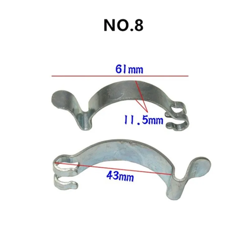 2Pcs Car Fixed Spring Metal Fasteners Set For All Auto Air Filter Housing Electrical Safety Box
