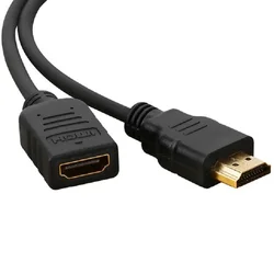 Cabo estendido compatível com HDMI para TV HD, laptop LCD, projetor PS3, 1080p, 3D, 1.4V, 30cm, 50cm, 1m, 2m, 3m