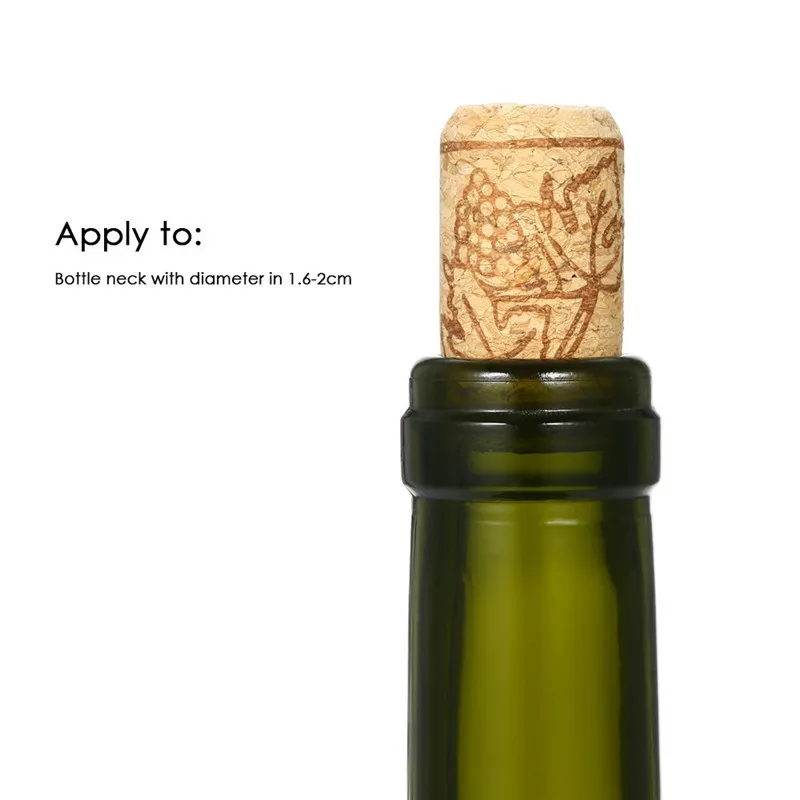 50 100 Pcs Wine Corks Stopper Natural Reusable Functional Portable Wine Cork Straight Stopper for Bottling of Wines or Crafting