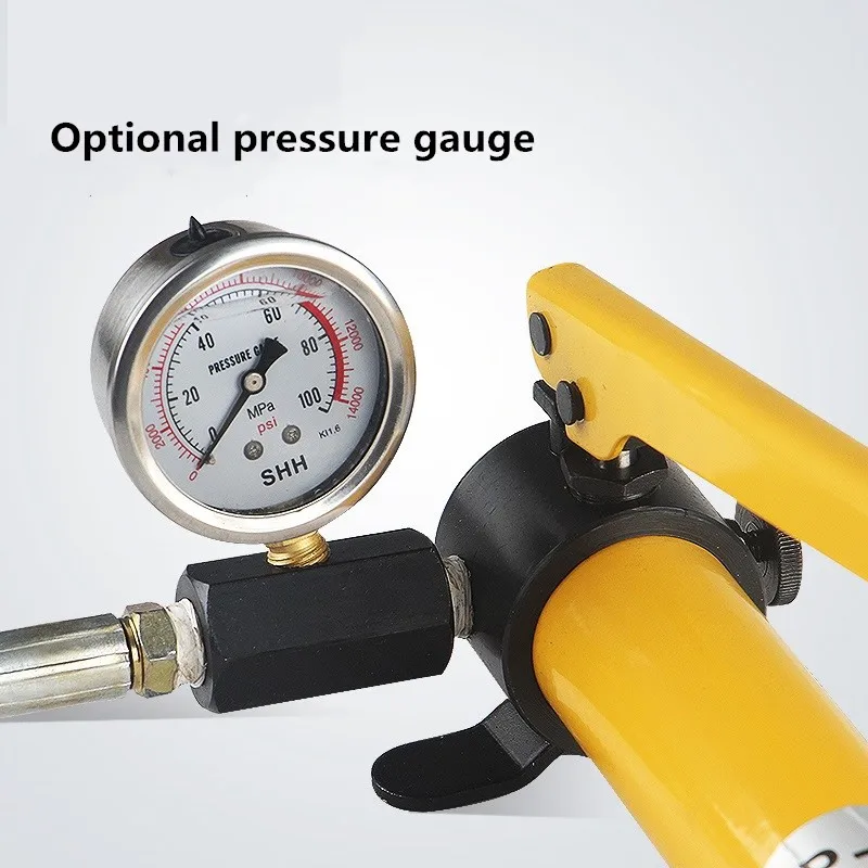 High Pressure Manual Hydraulic Hand Pump CP-180 Hydraulic Pressure Tool For Connecting Crimping Head With Gauge