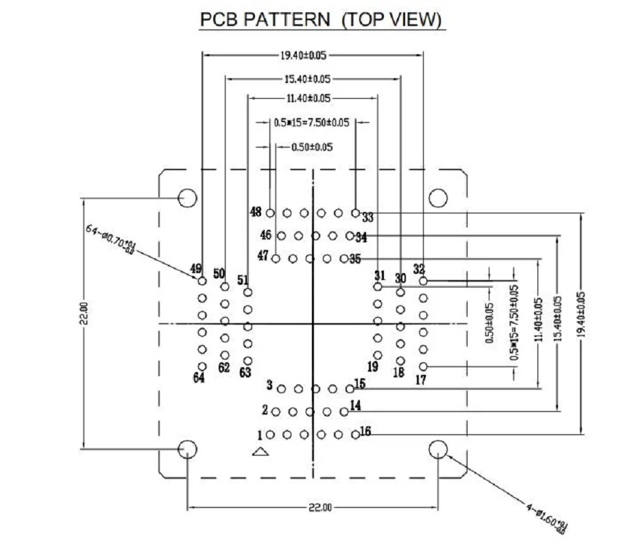 QFP64/TQFP/LQFP64 64pin Open-top Structure Burn in Socket Pitch0.5 Test Flash Programming ZIF adapter 64pin connector seat 5-30V