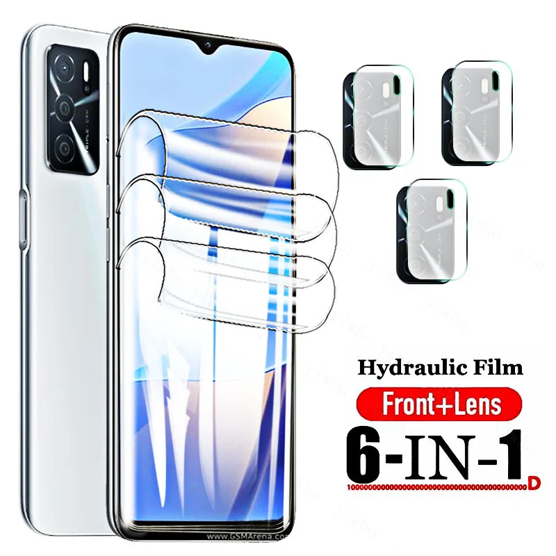 

Защита экрана для Oppo A16 A15 HD Передняя Гидрогелевая Защитная камера закаленное стекло для Oppo A94 A74 A54 5G Appo A 16 Safty