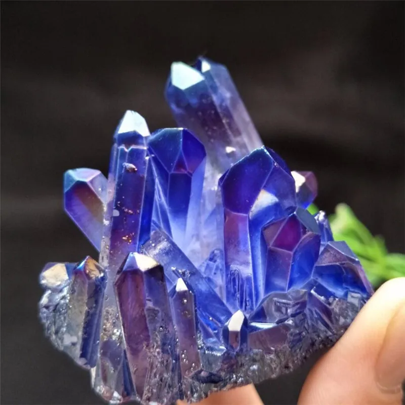 90g Aura quartz crystal titanium bismuth silicon cluster