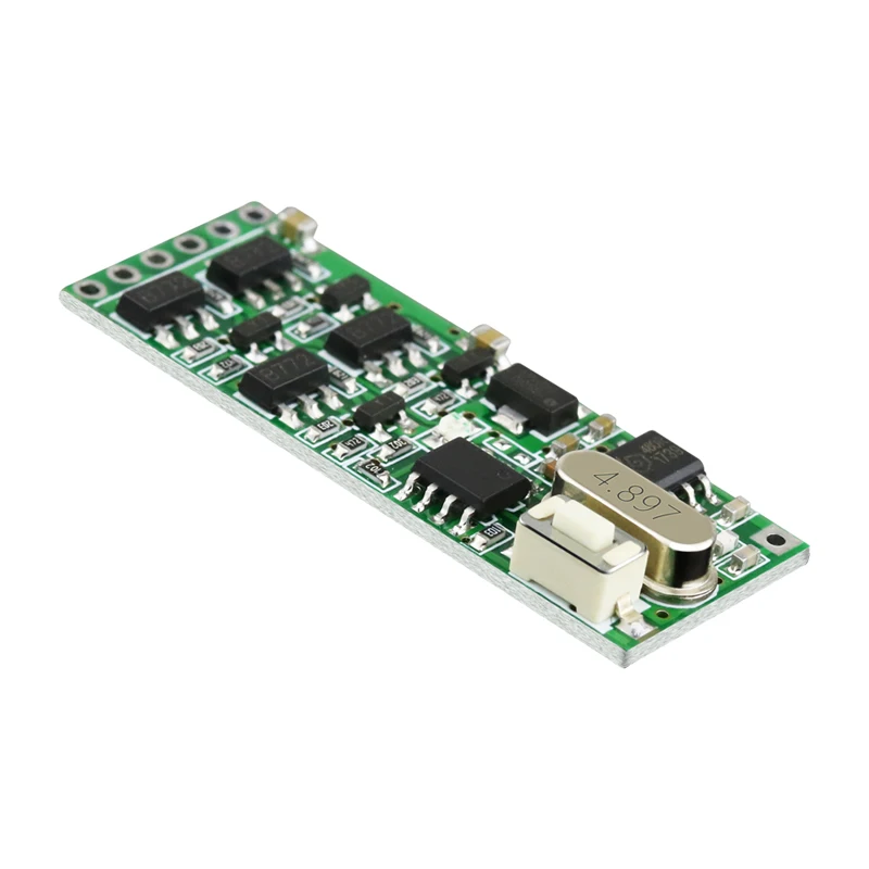 2A 4CH TTL Remote Control Module 4 channel Wireless Receiver Module High Level DC5V-12V Output 4ch VCC + ASK 4 CH Decoding Modul