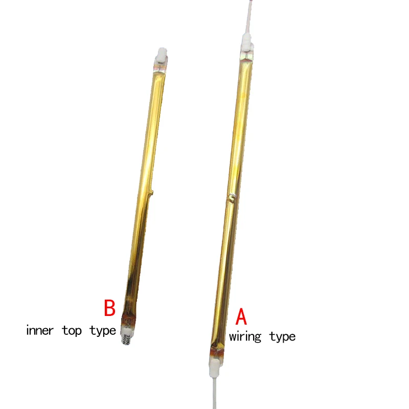 

Инфракрасная нагревательная трубка Инфракрасный нагревательный элемент Инфракрасная нагревательная лампа с проводкой Золотая инфракрасная трубчатая лампа Потолочный нагревательный элемент