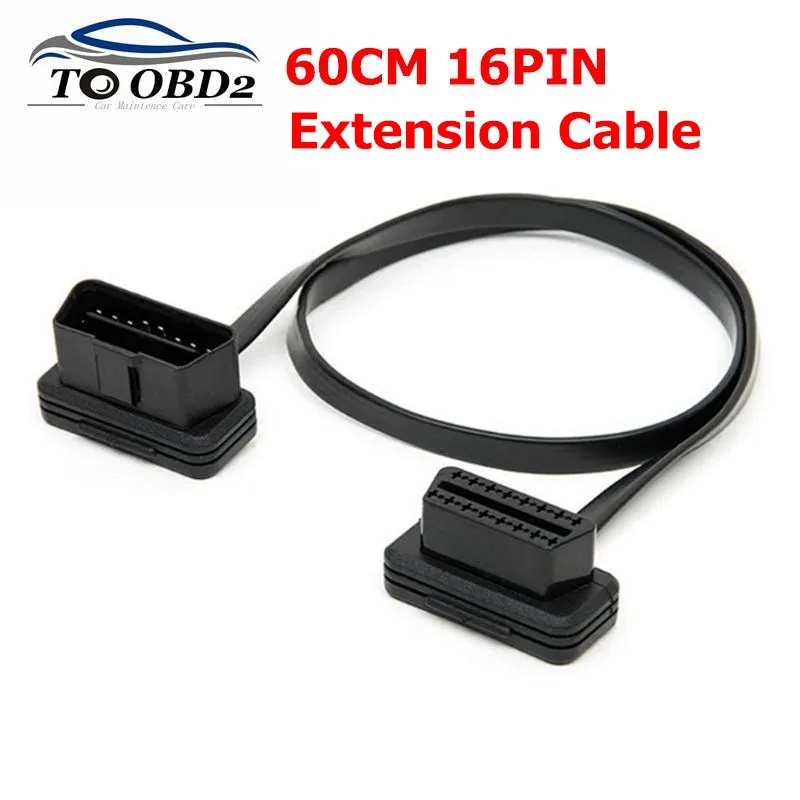 

OBD2 16PIN 60CM Extension Cable Splitter Connector For Car Diagnosis OBD OBD2 60CM Male to Female ELM327 Match