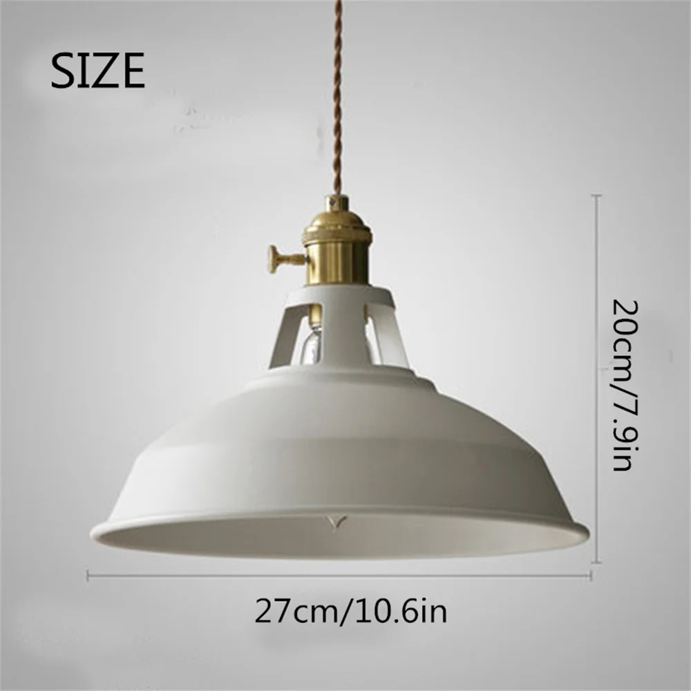 Imagem -06 - Luminária Led Suspensa com Estilo Loft Luminária com Pendurado Industrial Vintage para Sala de Jantar Iluminação para Interiores Retrô E27