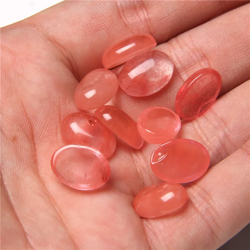 10pcs/lot Natural Stone Cabochon 8-25MM Tiger Eye Agat Oval Cameo Fit DIY Ring Earring Bracelet Necklace Making Jewelry Finding