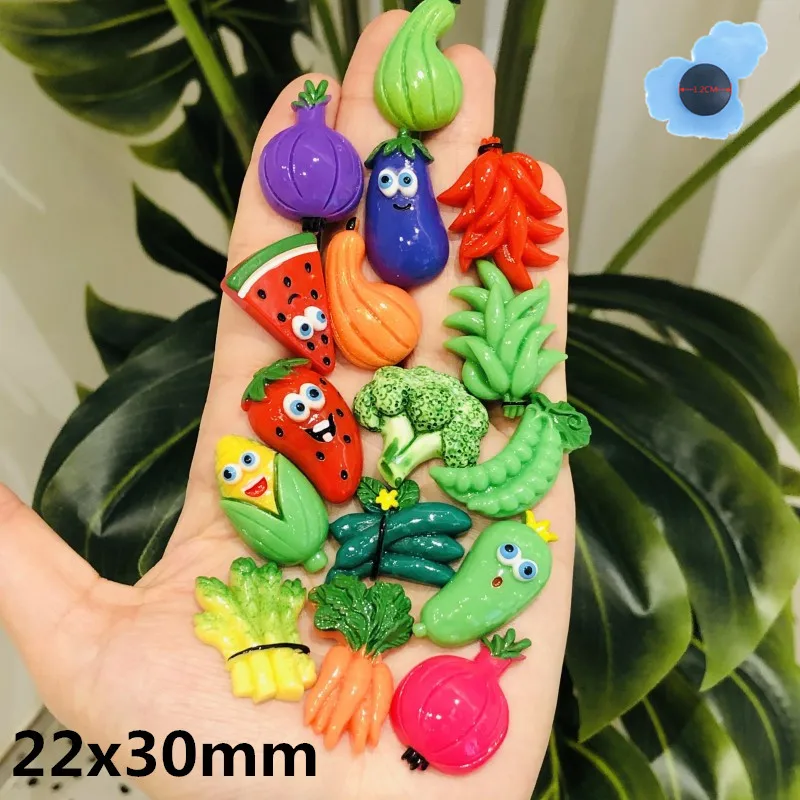 1Pcs High Simulation Fruit Vegetables Chili Garden Shoe Accessories Decorations   For Charms Shoes Fit Holes Kid Gift