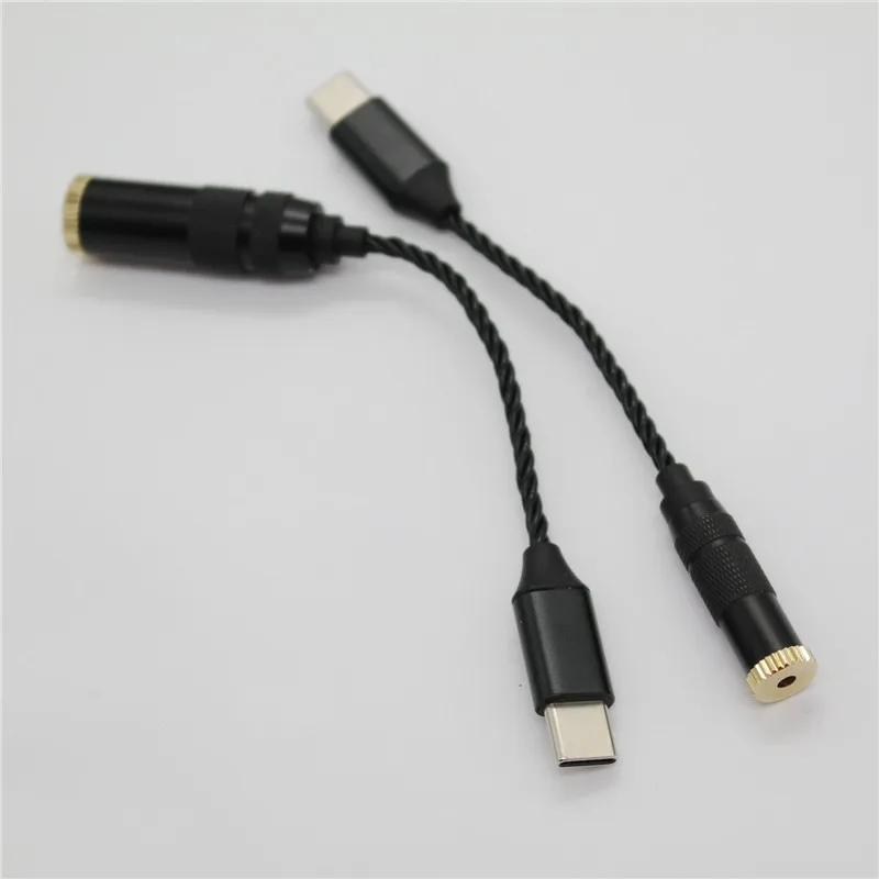 タイプ c に 2.5 ミリメートルタイプ c に 4.4 ミリメートルオーディオアダプタケーブル