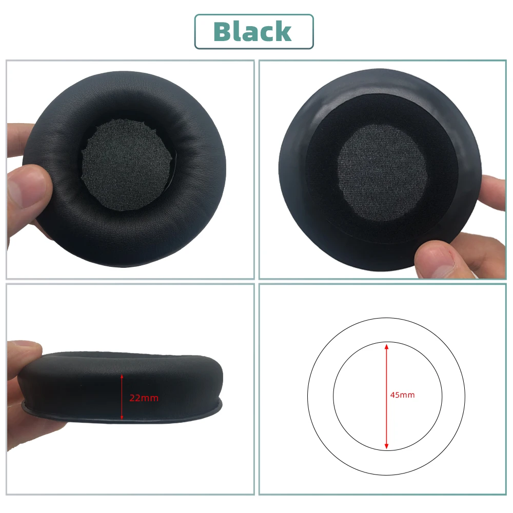 KQTFT 1 زوج من وسادات الأذن البديلة لـ Sennheiser HD205II HD215 HD225 HD440 سماعة الأذن وسادات الأذن غطاء وسادة الكؤوس