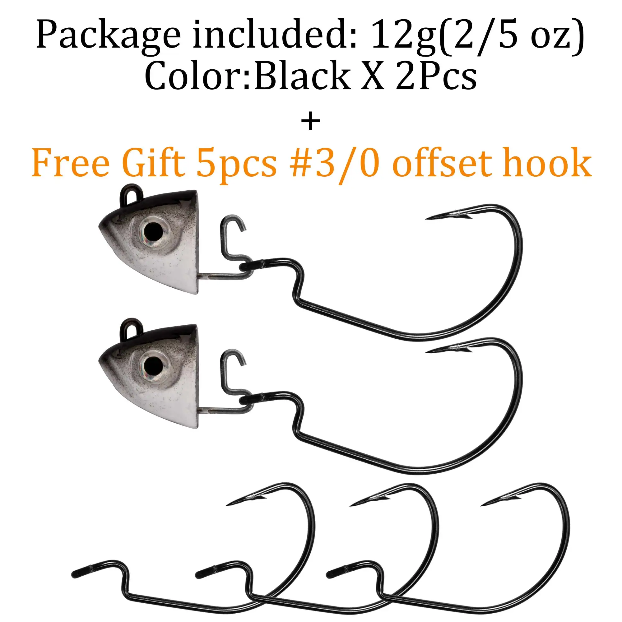 QualyQualy Jig Head Vishaken 10g 12g 25g Viskop Vishaak Zachte Vissen Lokt Visgerei Kit