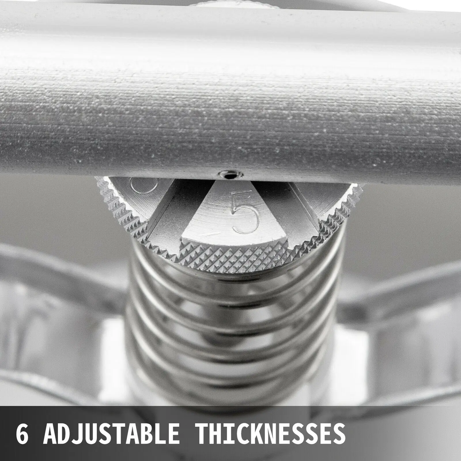 VEVOR 5L Manual Donut Depositor Dropper Plunger Batter Dispenser Hopper 6 Adjustable Thicknesses Easy to Use Commercial Home