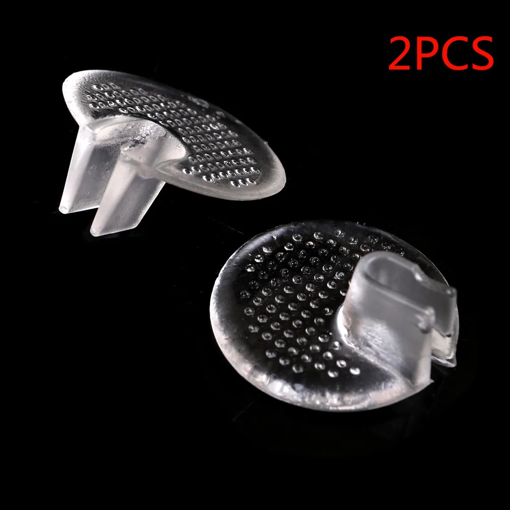 2PCS Soft Silicone Forefoot Pad Foot Care Flip Flops Pad Transparent Sandals Slippers Cushion Relieve Pain For Toe Separator