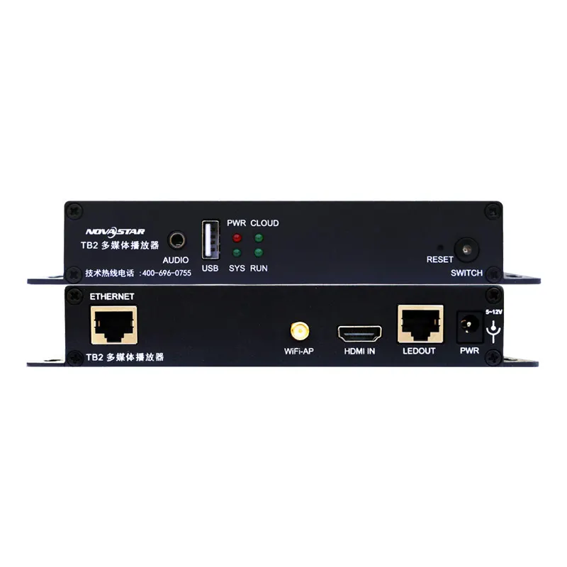 Novastar asincrono 4G Multi Media Player TB2 Media Player box per modulo schermo LED interno esterno