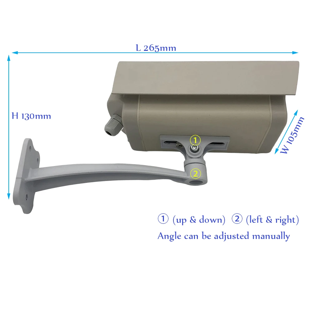 Small Indoor Outdoor Security CCTV Camera Housing Camera Enclosure Casing Dustproof Surveillance Camera Protective Box