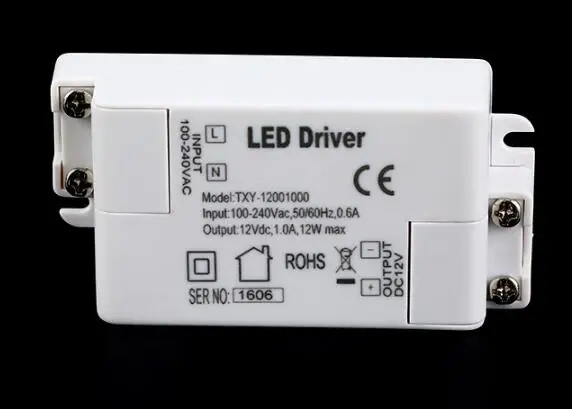 Imagem -04 - Led Driver Transformer 60w 36w 24w 12w 6w dc 12v Adaptador de Potência de Saída da Fonte de Alimentação para Led Lâmpada ce Ukca