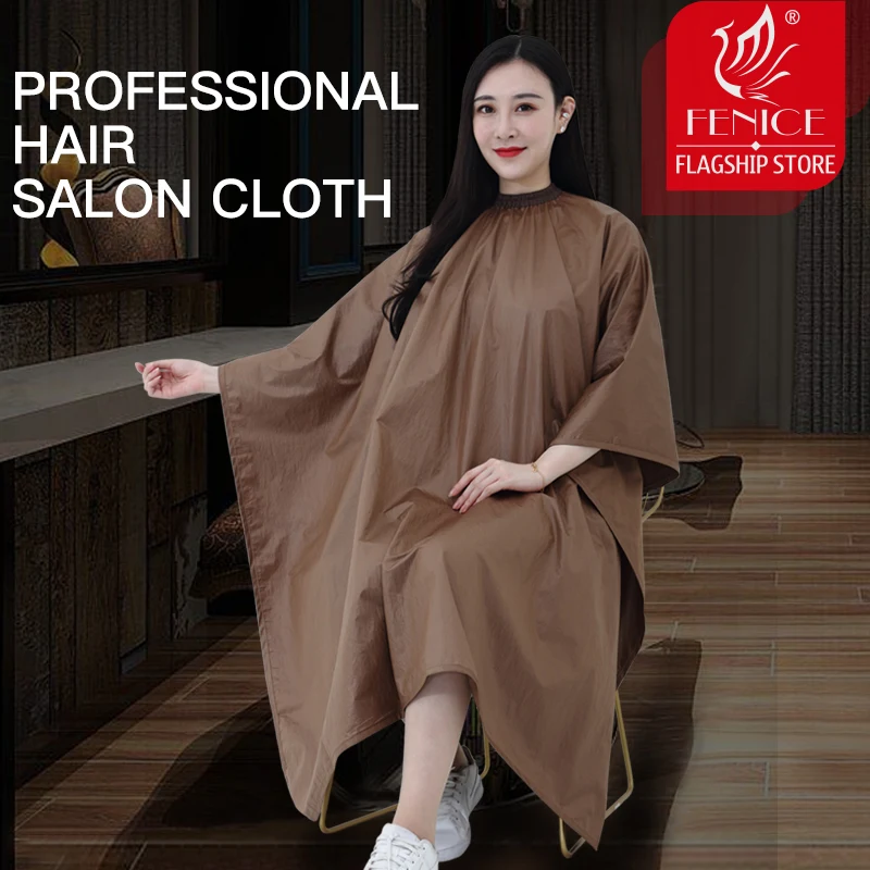 

Fenice Pro Adult Waterproof Salon Hair Cut Hairdressing Barbers Cape Gown Cloth