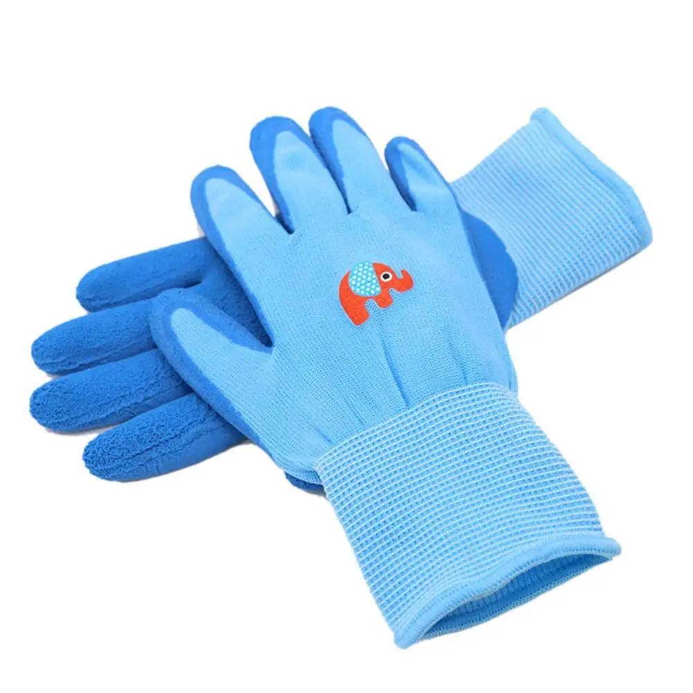 

Kids Breathable Protective Glove Durable Waterproof Garden Gloves Anti Bite Cut Collect Seashells Protector Planting Work Gadget