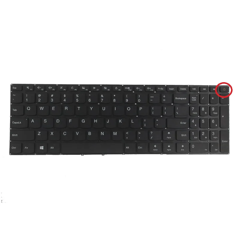 New US keyboard For Lenovo Ideadpad 110-15 110-15ACL 110-15AST 110-15IBR US Laptop Keyboard black