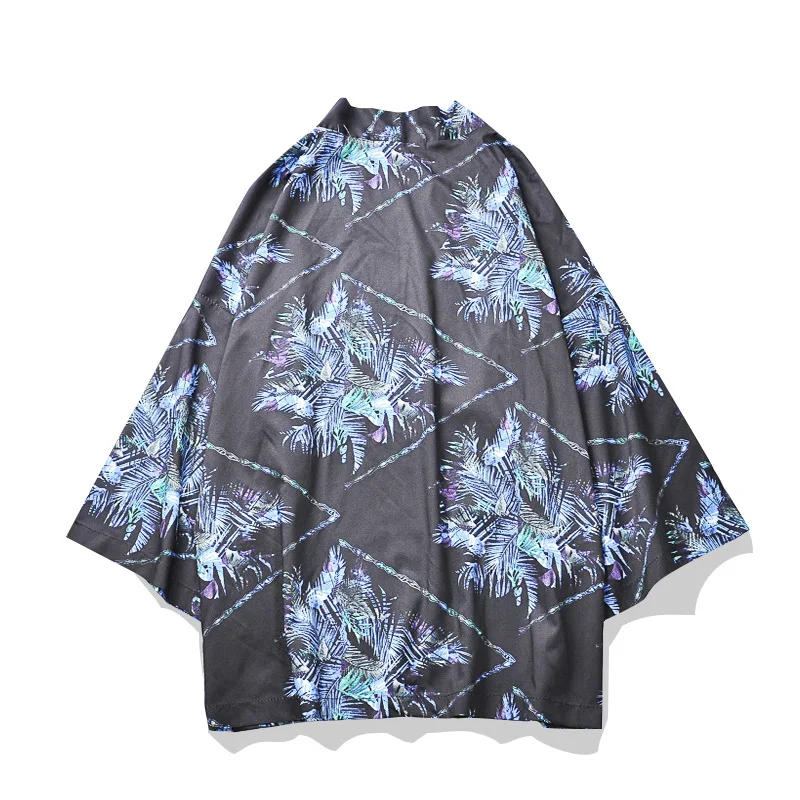 

2020 Traditional japanese kimono yukata women and man japanese Short Robe Loose kimomo japanese cardigan kimono japones haori