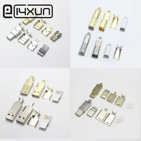 100set Micro / Mini USB 2.0 Type-C Printer For iPhone Samsung Android Fast Charging USB TypeC Cable Mobile Phone Cord Wire