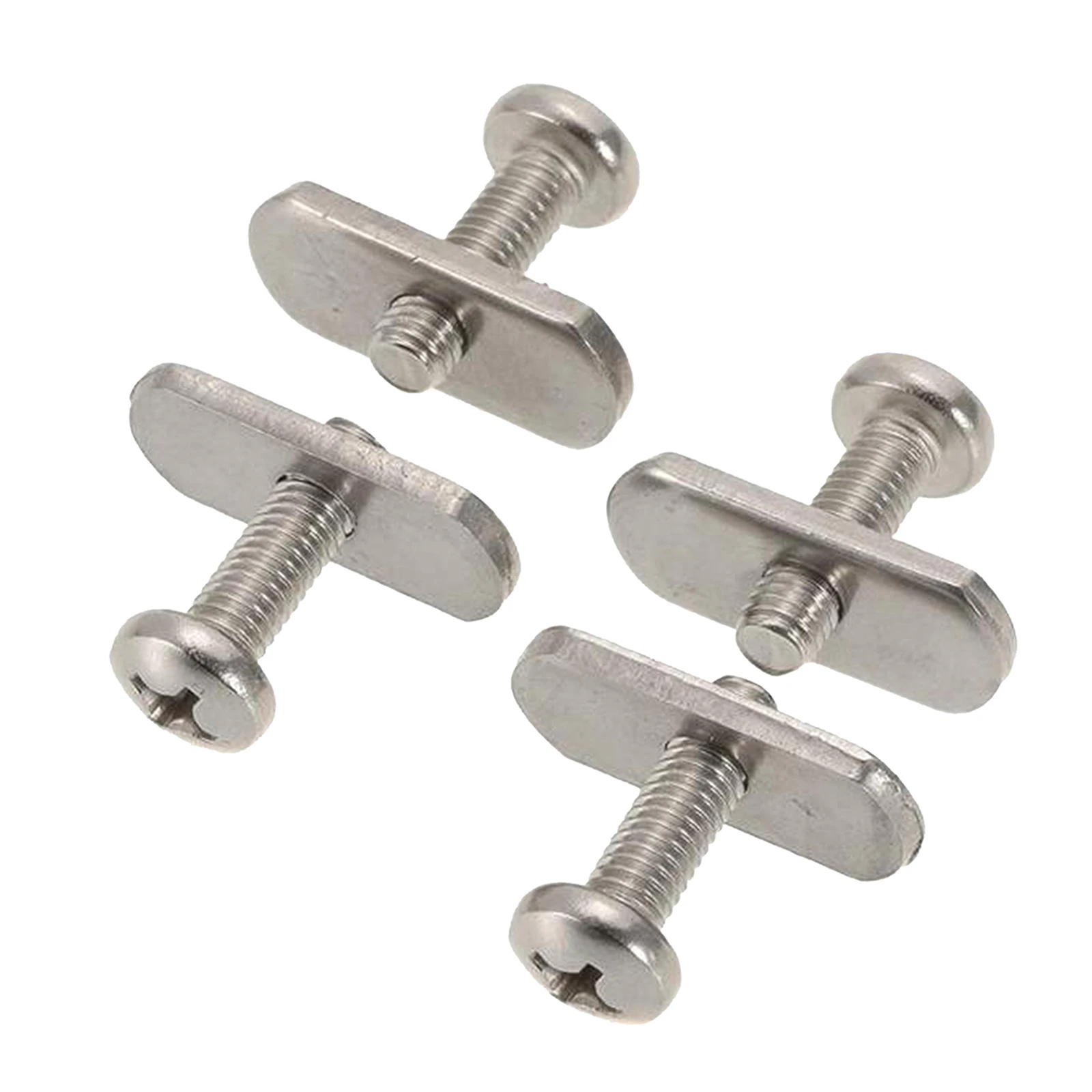 4Set Kayak Marine Boat Screws Track Nuts Stainless Steel Rail/Track Hardware Gear Mounting Kayaker Accessories