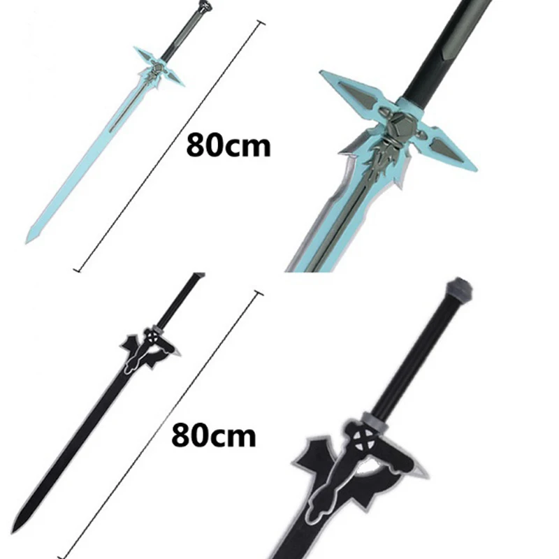 1:1 Sword Art Online Dark Repulser Kirito Kirigaya Sword Kirigaya Kazuto cosplay prop Yuuki Asuna black sword cosplay prop